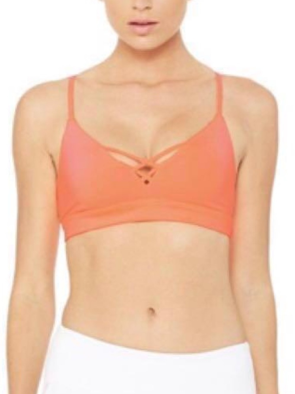 ALO Yoga Orange Sports Bralette